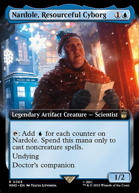 Nardole, Resourceful Cyborg (WHO) (Foil) (Extended Art) (#365)