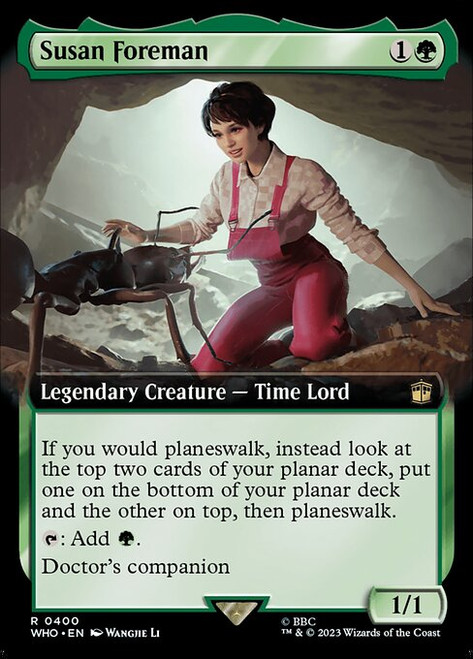 Susan Foreman (WHO) (Foil) (Extended Art) (#400)