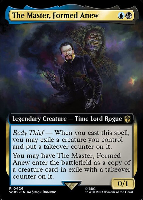 The Master, Formed Anew (WHO) (Foil) (Extended Art) (#426)