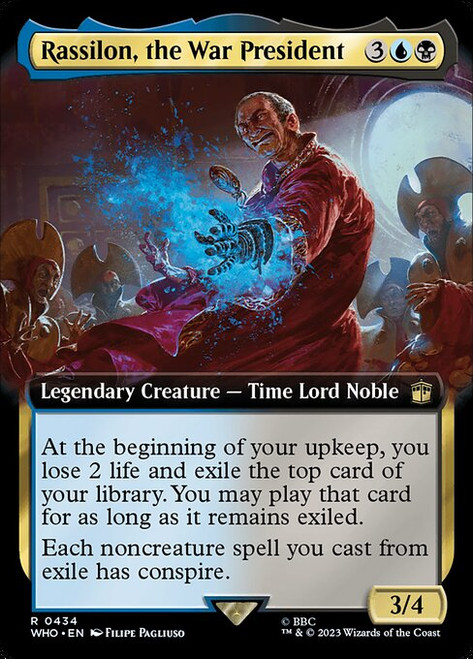 Rassilon, the War President (WHO) (Foil) (Extended Art) (#434)