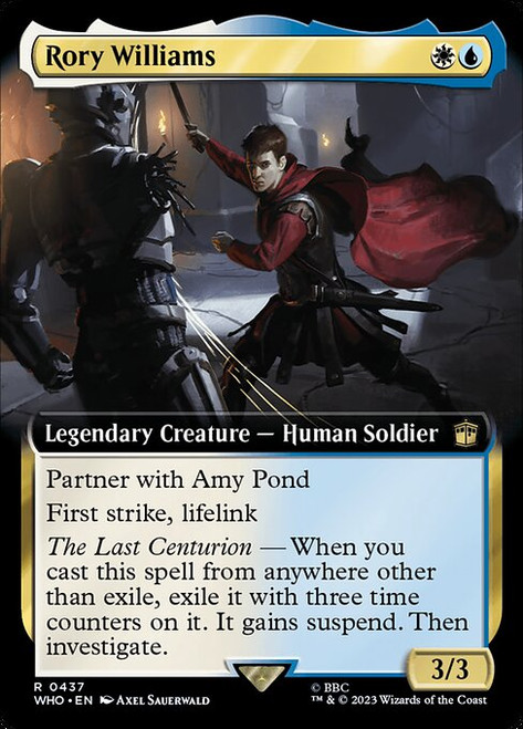 Rory Williams (WHO) (Foil) (Extended Art) (#437)