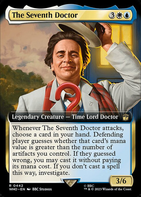 The Seventh Doctor (WHO) (Foil) (Extended Art) (#442)