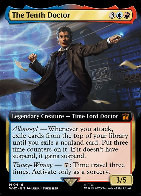 The Tenth Doctor (WHO) (Foil) (Extended Art) (#446)