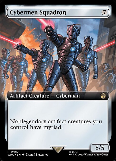Cybermen Squadron (WHO) (Foil) (Extended Art) (#457)