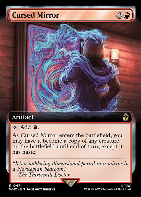 Cursed Mirror (WHO) (Foil) (Extended Art) (#474)