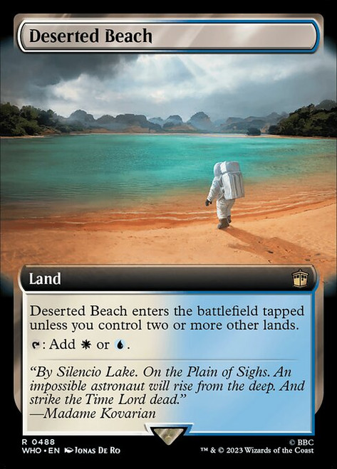 Deserted Beach (WHO) (Foil) (Extended Art) (#488)