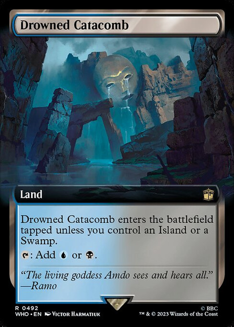 Drowned Catacomb (WHO) (Foil) (Extended Art) (#492)