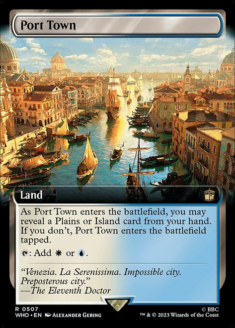 Port Town (WHO) (Foil) (Extended Art) (#507)