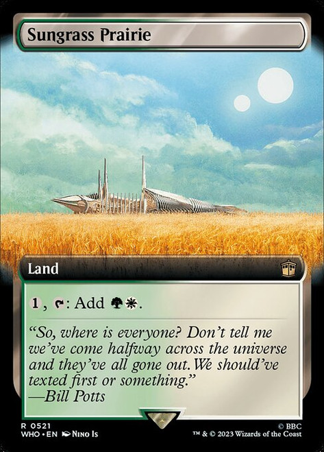 Sungrass Prairie (WHO) (Foil) (Extended Art) (#521)