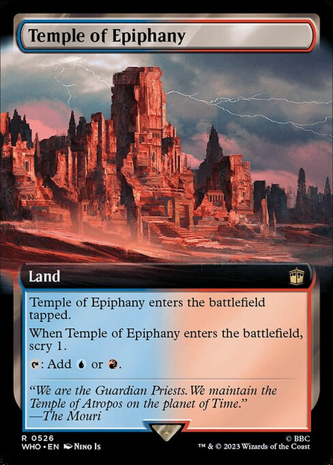 Temple of Epiphany (WHO) (Foil) (Extended Art) (#526)