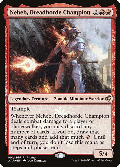 Neheb, Dreadhorde Champion (PRES) (Foil) (#140)
