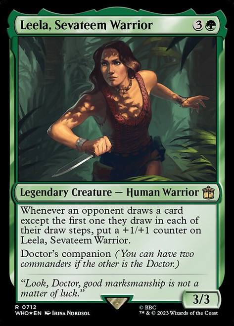 Leela, Sevateem Warrior (WHO) (SurgeFoil) (#712)