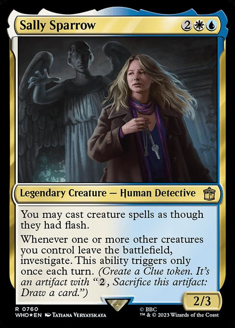 Sally Sparrow (WHO) (SurgeFoil) (#760)