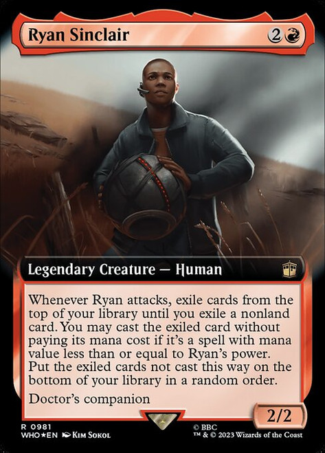 Ryan Sinclair (WHO) (SurgeFoil) (Extended Art) (#981)