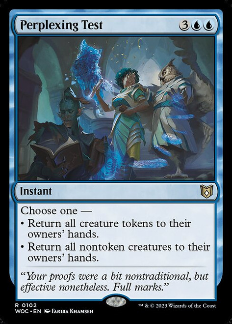 Perplexing Test (WOC) (#102)
