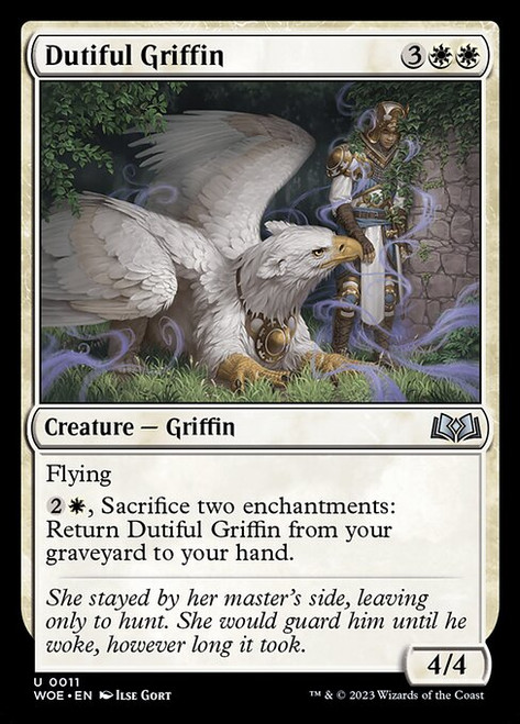 Dutiful Griffin (WOE) (Foil) (#11)