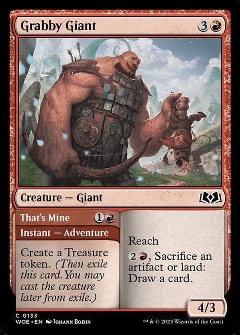 Grabby Giant // That's Mine (WOE) (Foil) (#133)