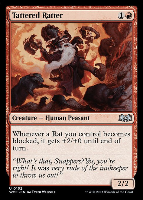 Tattered Ratter (WOE) (Foil) (#152)