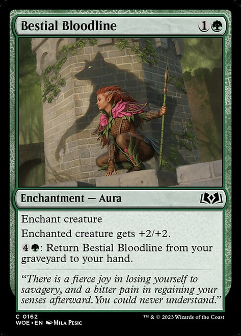 Bestial Bloodline (WOE) (Foil) (#162)