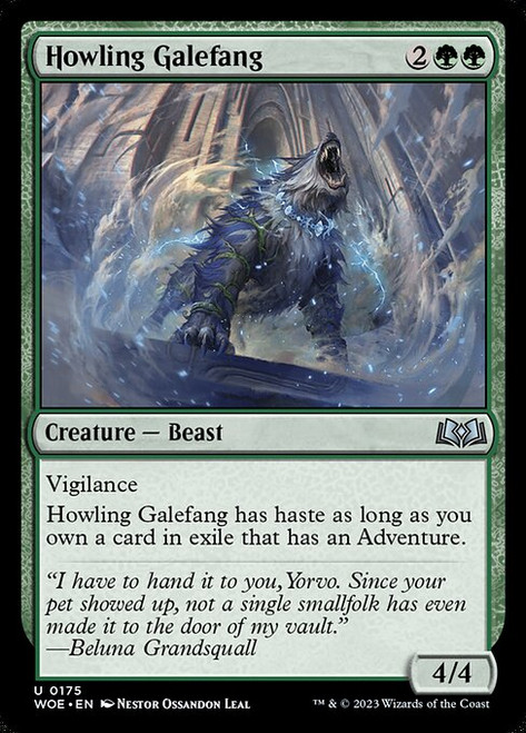 Howling Galefang (WOE) (Foil) (#175)
