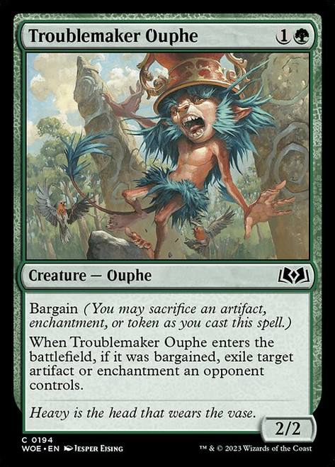 Troublemaker Ouphe (WOE) (Foil) (#194)