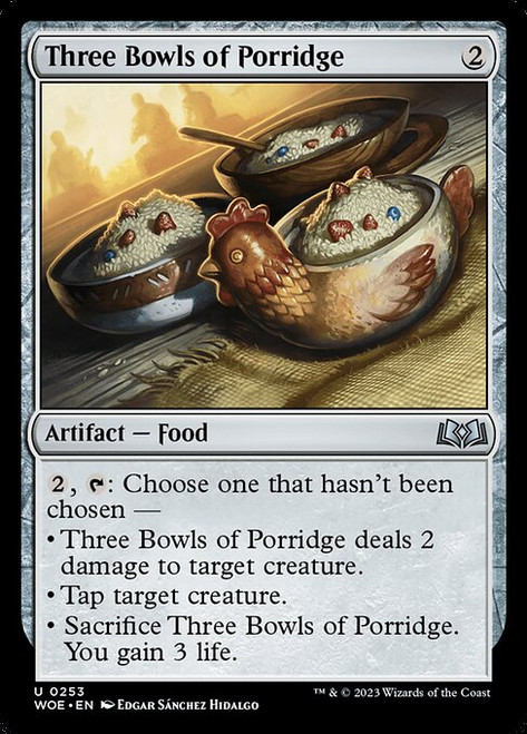 Three Bowls of Porridge (WOE) (#253)