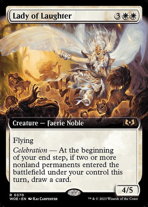 Lady of Laughter (WOE) (Extended Art) (#370)