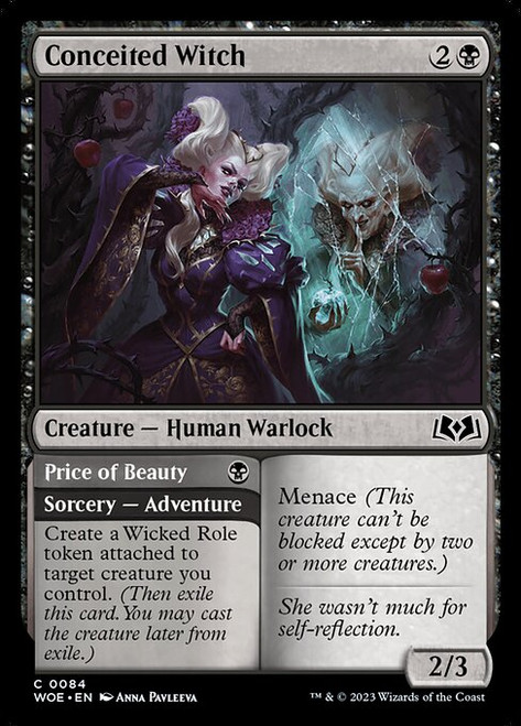 Conceited Witch // Price of Beauty (WOE) (Foil) (#84)