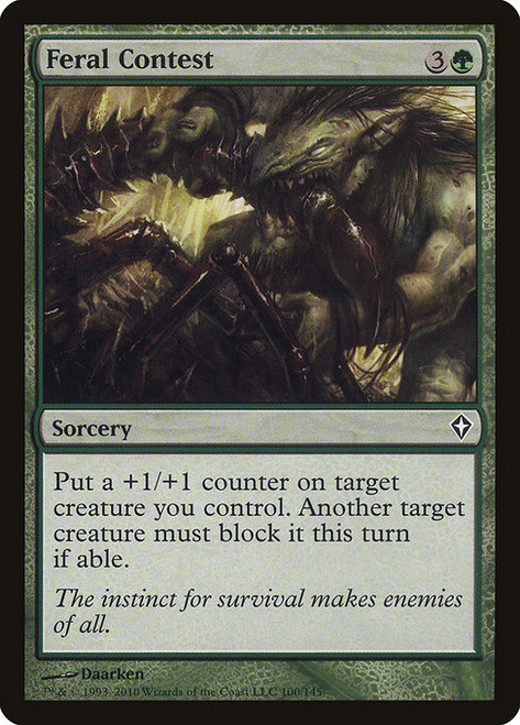 Feral Contest (WWK) (#100)
