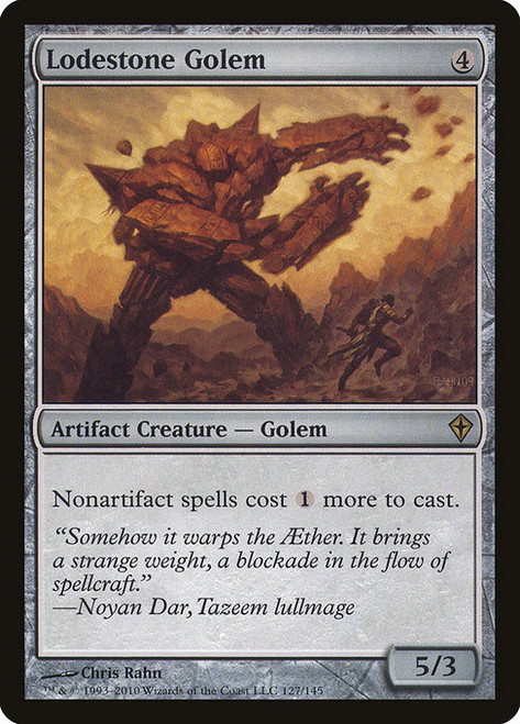 Lodestone Golem (WWK) (Foil) (#127)