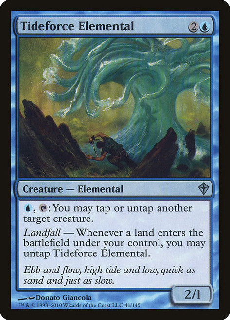 Tideforce Elemental (WWK) (Foil) (#41)