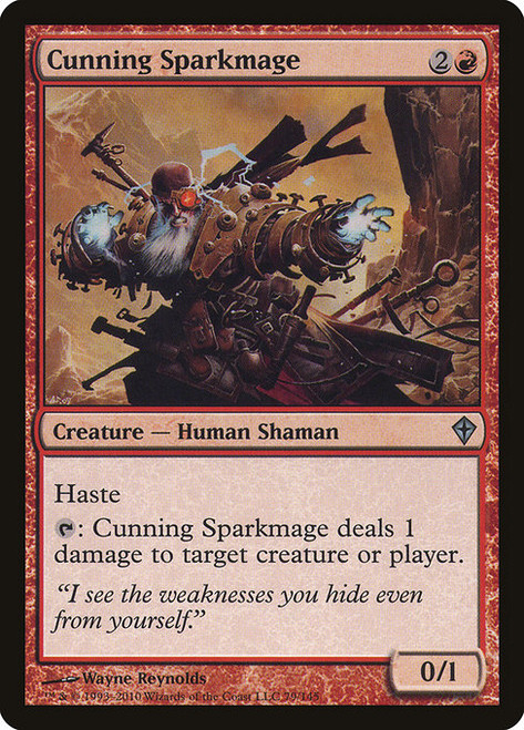Cunning Sparkmage (WWK) (Foil) (#79)