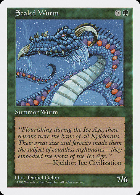 Scaled Wurm (5ED) (#322)