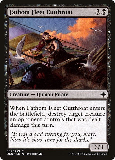 Fathom Fleet Cutthroat (XLN) (Foil) (#107)
