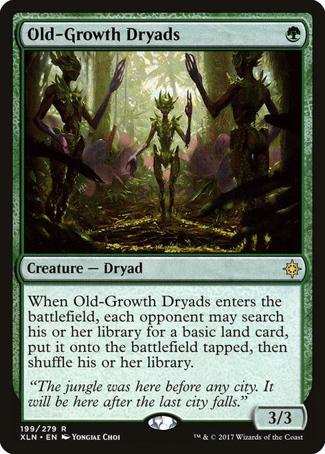 Old-Growth Dryads (XLN) (Foil) (#199)