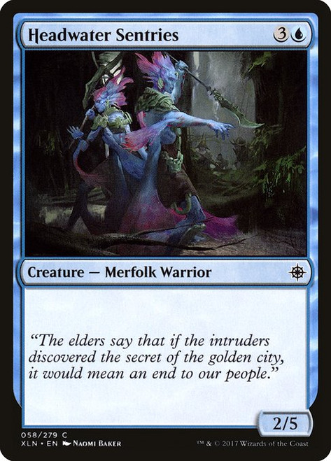 Headwater Sentries (XLN) (Foil) (#58)