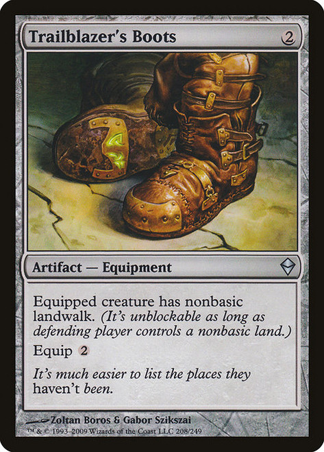 Trailblazer's Boots (ZEN) (Foil) (#208)