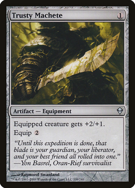 Trusty Machete (ZEN) (Foil) (#209)