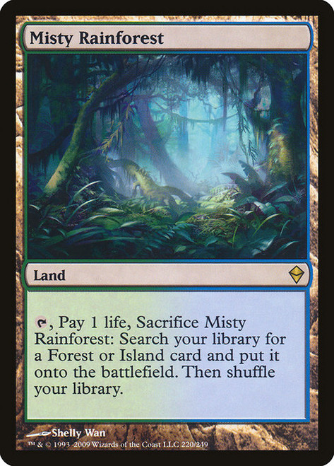 Misty Rainforest (ZEN) (Foil) (#220)