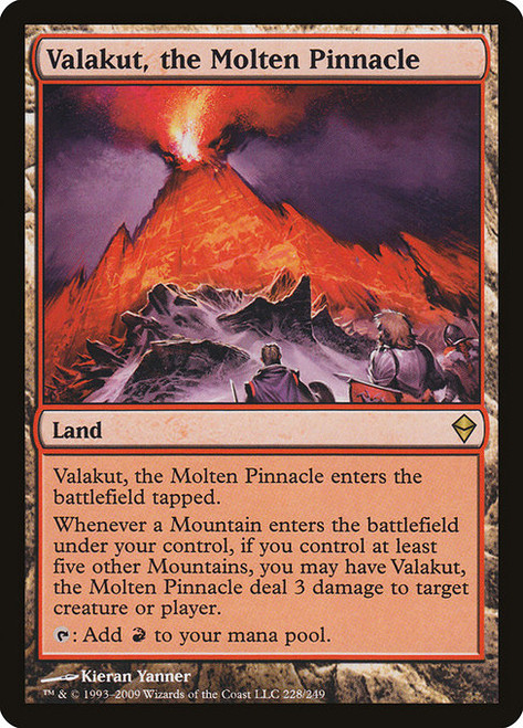 Valakut, the Molten Pinnacle (ZEN) (Foil) (#228)