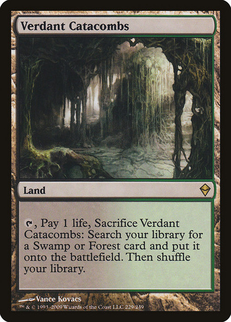 Verdant Catacombs (ZEN) (Foil) (#229)