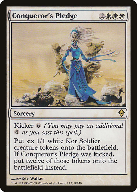 Conqueror's Pledge (ZEN) (Foil) (#8)