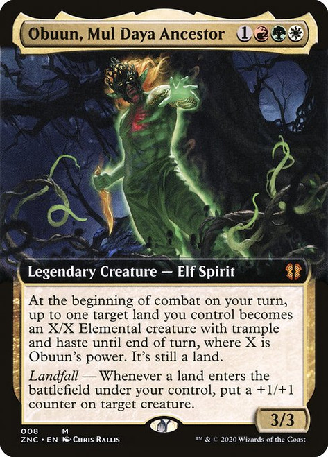 Obuun, Mul Daya Ancestor (ZNC) (Foil) (Extended Art) (#8)