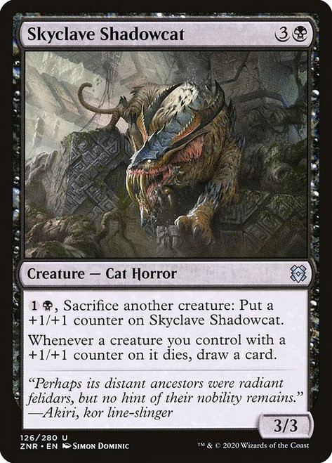Skyclave Shadowcat (ZNR) (Foil) (#126)