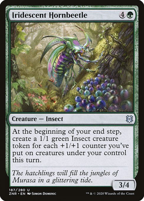 Iridescent Hornbeetle (ZNR) (Foil) (#187)