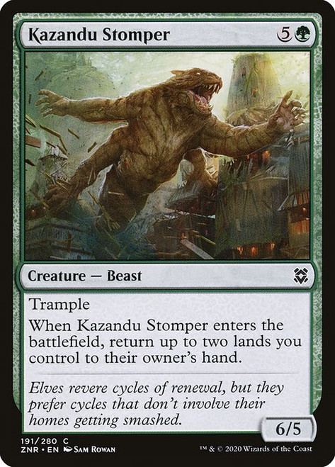 Kazandu Stomper (ZNR) (Foil) (#191)