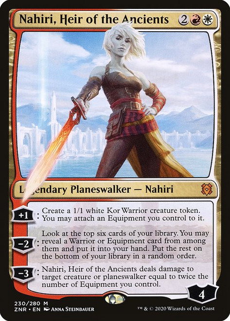 Nahiri, Heir of the Ancients (ZNR) (Foil) (#230)