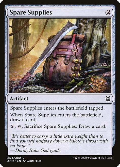 Spare Supplies (ZNR) (#254)