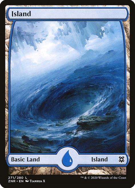 Island (ZNR) (Foil) (Full Art) (#271)