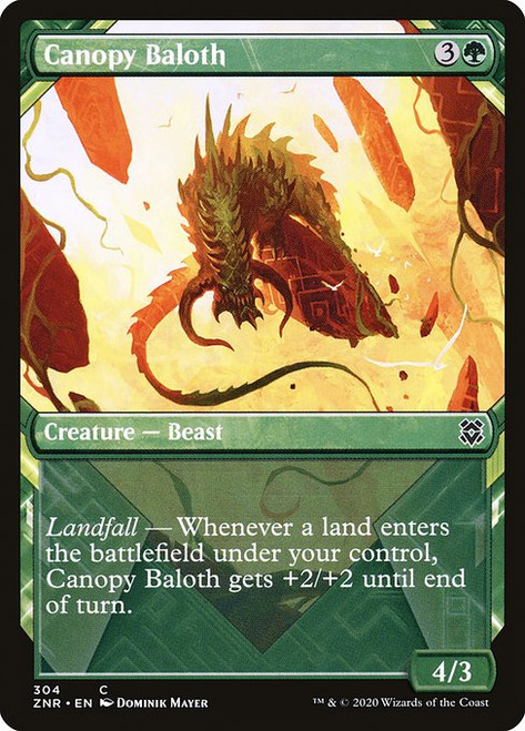 Canopy Baloth (ZNR) (Foil) (Showcase) (#304)